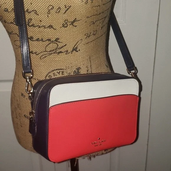 NWT Kate Spade Lauryn Color block Camera Bag - Picture 3 of 10